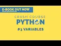 Python 3 Crash Course 2020 - Variables