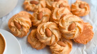 3 Ingredient, Almond Cookies in 30 minutes!