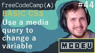 Use a media query to change a variable Basic CSS Solution Overview