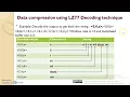 Data Compression Decoding LZ77