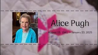 25 Alice Pugh Funeral Service