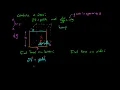 formalizing rho g h example 2 force on bottom of tank
