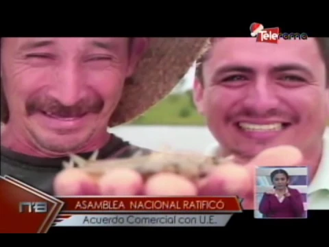 Asamblea nacional ratificó acuerdo comercial con U.E.