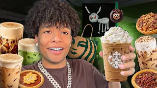 TRYING STARBUCKS NEW FALL MENU!