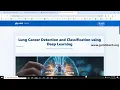Lung Cancer Detection and Classification using Deep Learning Python Machine Learning IEEE Project