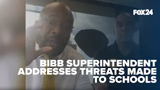 Bibb County Schools Superintendent Dan Sims addresses threats made to schools