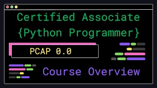 PCAP 0 0 - Course Introduction
