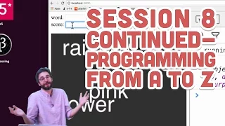 Live Stream 2 Session 8 - Programming from A to Z