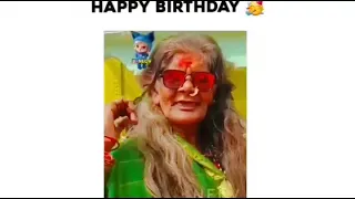 Happy Birt ay meme Old Lady Funny