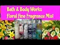 Bath and Body Works Floral Body Mist Collection Moonlight Path One in a Million White Jasmine