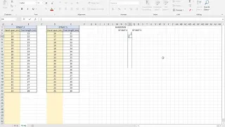 2b creating a stem leaf plot in MS Excel