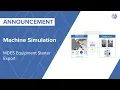 Machine Simulation - MDES Equipment Starter Export