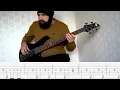 Marilyn Manson - Third Day Of A Seven Day Binge Bass Cover (Tabs)