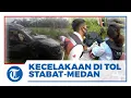 Download Lagu KECELAKAAN di Tol KM 17 Stabat-Medan, Mobil Tabrak Pembatas Jalan, 3 Penumpang Luka-luka