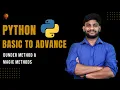 Dunder Method Magic Methods Python Beginner to Advance Python Tutorial