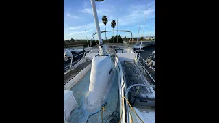 Transforming a $100 boat 🛠 #shorts