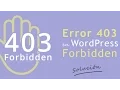 SOLUCION Error 403 en WordPress - Forbidden