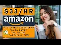 Amazon is Hiring Remote Data Entry plus No Phone Little Experience Work From Home Jobs 2026