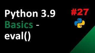 Python 3 9 Eval