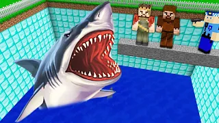 ÖLÜRSEN KORKUNÇ KÖPEK BALIĞI ÇUKURUNA DÜŞERSİN! 🦈 - Minecraft ZENGİN FAKİR HAYATI