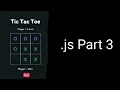 Tic Tac Toe Game JavaScript Part 3 Html Css Javascript Coding Builder Boy