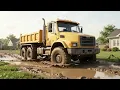 Dad’s Crane Got STUCK… Then a GIANT T-Rex Appeared! 😱🚜 | Slow English (A2)