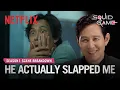 Lee Jung-jae breaks down the ddakji scene with Gong Yoo Squid Game Netflix ENG SUB