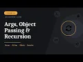 Episode 10 Varargs Command-Line Arguments Object Passing Recursion in Java
