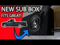 New Subwoofer Box for the NBS Sierra Thin Mount Subs and No Seat Room Lost