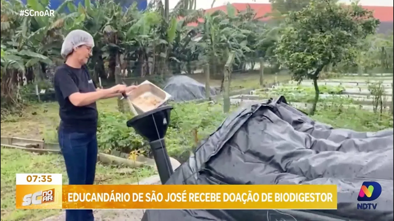 São José inova na educação ambiental: biodigestor transforma resíduos orgânicos em benefícios