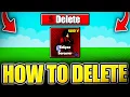 HOW TO DELETE UNITS in ANIME RANGERS X ROBLOX