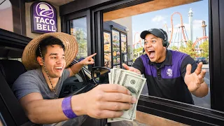 I Took A Drive Thru Worker to Knotts Berry Farm!