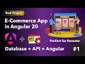 Build a Complete E-Commerce App Database API Angular Full Real-Time Project Part - 1