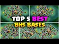 Best Builder hall 5 Trophy Base With Link 2023 Bh5 best top5 bases