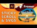 Sticky Scroll Vector Graphics in Framer Free File
