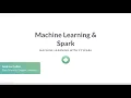 PySpark Tutorial Machine Learning Spark