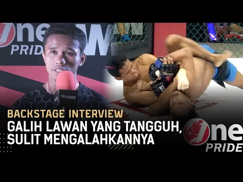 Sutrisno: Saya Menguras Tenaga Galih Agar Bisa Lebih Mudah Mengalahkannya || Backstage Interview