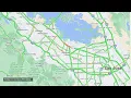 Amazing Time Lapse South Bay Area Traffic Mar 11 2022