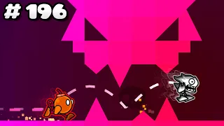 ГОНКА НА 200 УРОВНЯХ В ОДНОМ ПЛАТФОРМЕРЕ в Geometry Dash