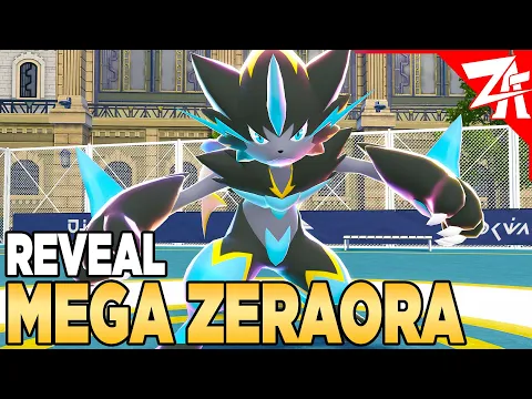 Video Thumbnail: Mega Zeraora Reveal for Pokemon Legends Z-A Mega Dimension