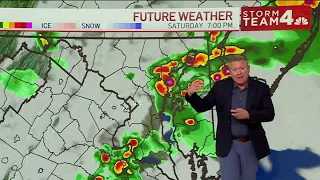 DC area forecast unhealthy air heat index over 100 and strong storms Saturday NBC4 Washington