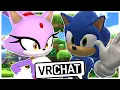 Movie Sonic Meets Blaze The Cat In VRCHAT!!