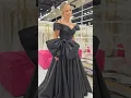 Download Lagu Elegant Black Silk Taffeta Couture Gown