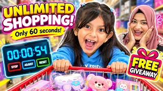 My Daughter Had 60 Seconds To Shop Everything 😱🛍️ | Giveaway Inside