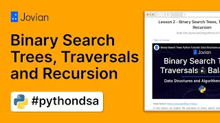 Binary Search Trees Python Tutorial Data Structures and Algorithms in Python