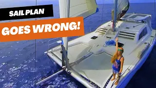 STORM FORCES BOAT 300 MILES OFF COURSE! Sailing adventure goes wrong! [Ep148 RED SEAS]