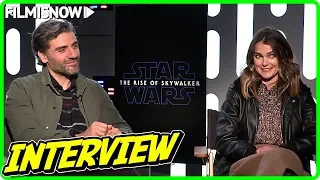 oscar isaac and keri russell interview for star wars the rise of skywalker