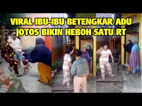 Download MP3 Video Viral  Emak emak Ribut Sampai Adu Jotos, Bikin Heboh Satu RT