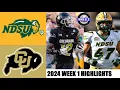 Colorado vs North Dakota State College Football Week 1 2024 College Football Highlights