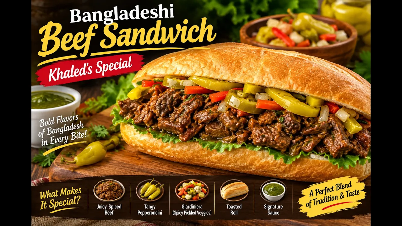Bangladeshi Beef Sandwich — Khaled’s Special
